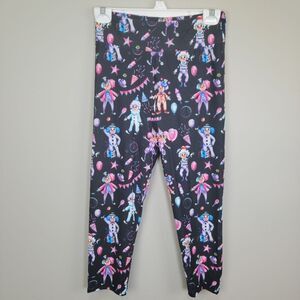 Bright Cheerful‎ Clown Capri Leggings One  Size Fits All